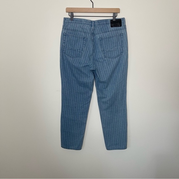 PacSun Light Blue  Stripe High Rise Cropped Jeans
Boho beach summer vacation - Picture 6 of 9
